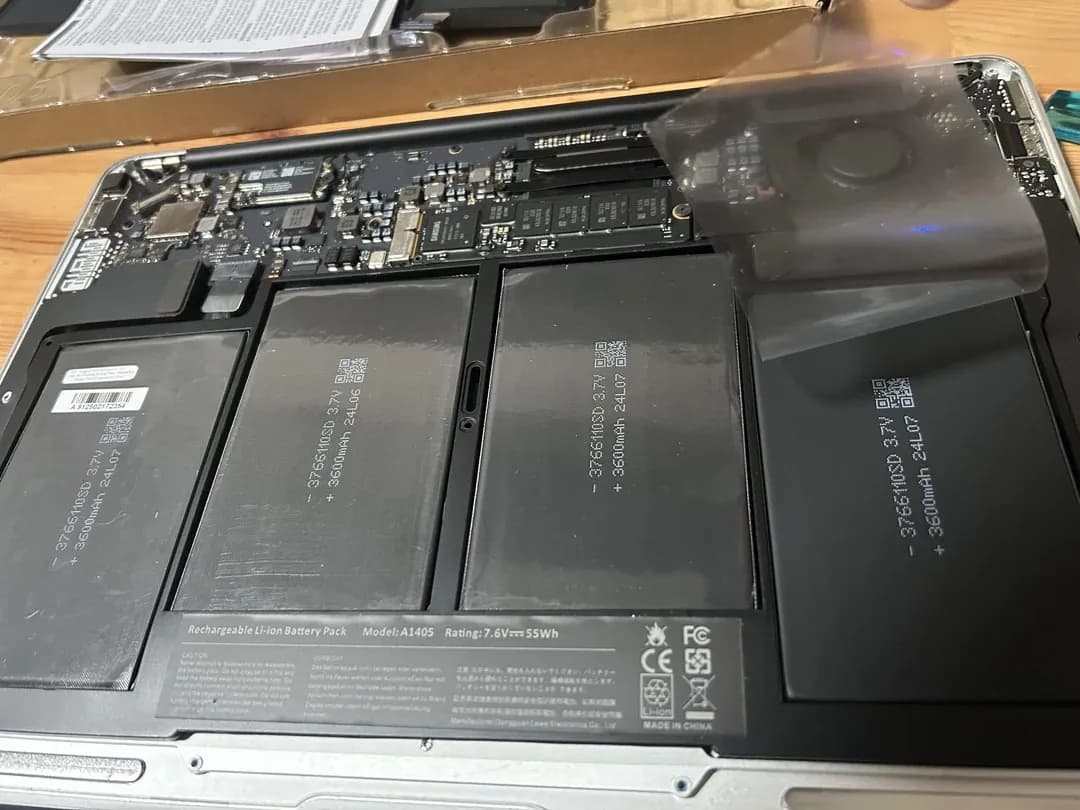 Réparation MacBook Pro — Avant