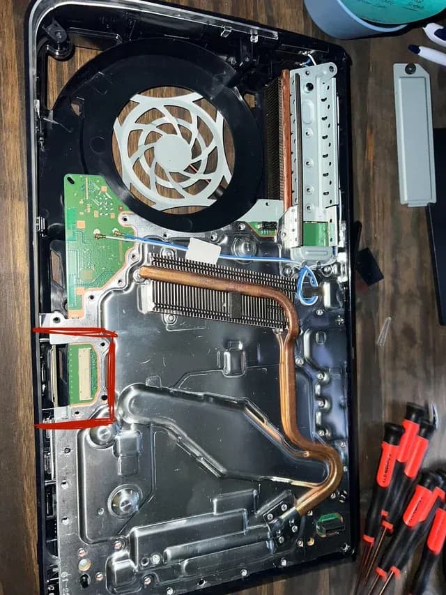 Réparation console de jeu — Avant